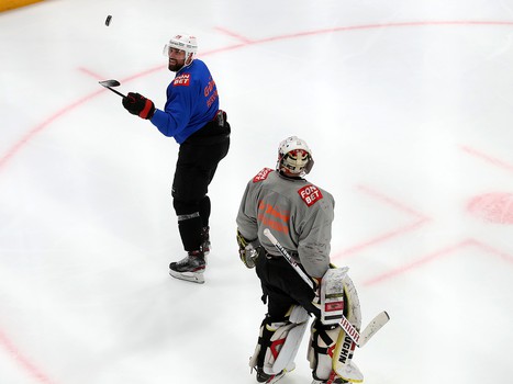 Тренировка «Авангарда» перед выездом