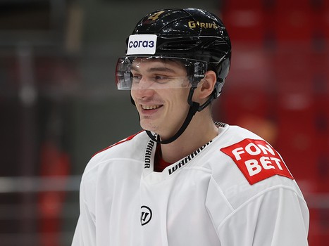 Раскатка «Авангарда» перед матчем с «Витязем»