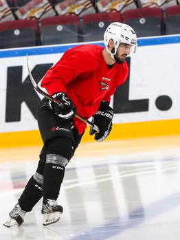 Раскатка «Авангарда» перед выездным матчем с «Металлургом»