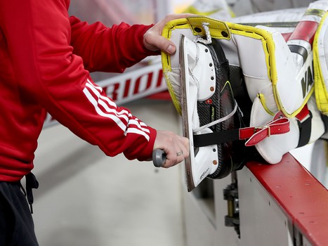 Тренировка «Авангарда» перед четвёртым матчем серии с «Автомобилистом»