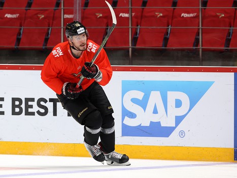 Раскатка «Авангарда» перед матчем с «Автомобилистом»