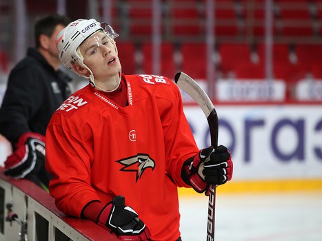 Раскатка «Авангарда» перед выездным матчем с «Автомобилистом»