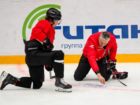 Раскатка «Авангарда» перед пятым матчем серии с «Салаватом Юлаевым»