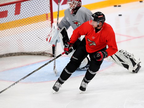 Раскатка «Авангарда» перед матчем с ЦСКА