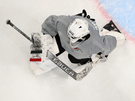 Раскатка «Авангарда» перед матчем с «Барысом»