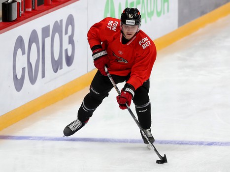 Раскатка «Авангарда» перед матчем с «Витязем»