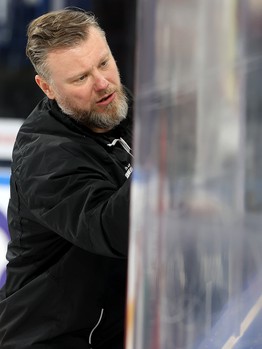 Тренировка «Авангарда» перед матчем в Магнитогорске