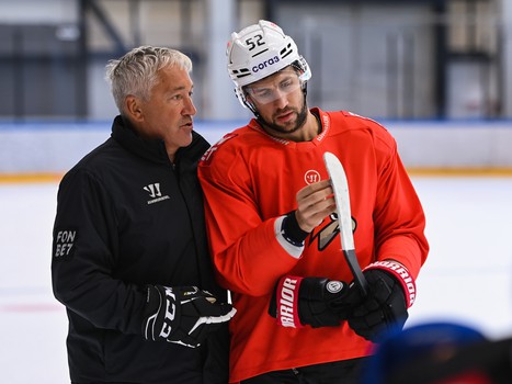 Тренировка «Авангарда» в Омске