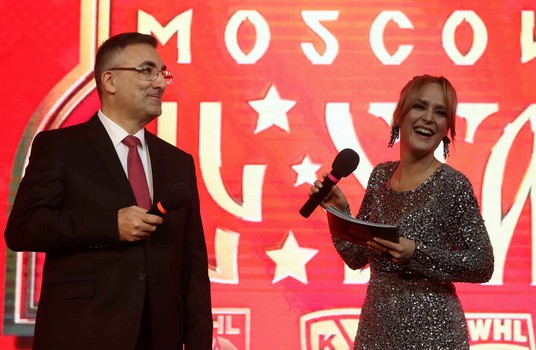 «Авангард» на церемонии представления участников ФОНБЕТ Матча Звезд КХЛ 2020