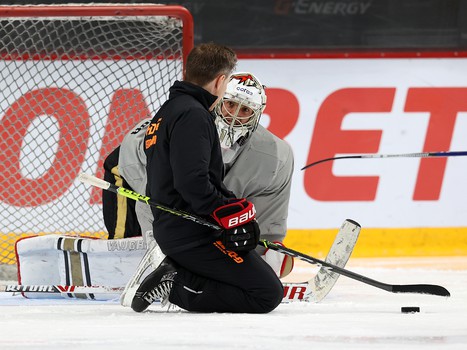 Тренировка «Авангарда» перед выездом
