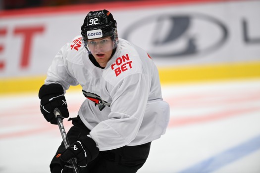 Тренировка «Авангарда» перед матчем с «Амуром»