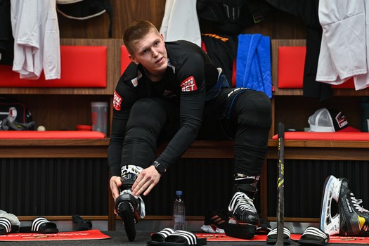 Первая ледовая тренировка «Авангарда»