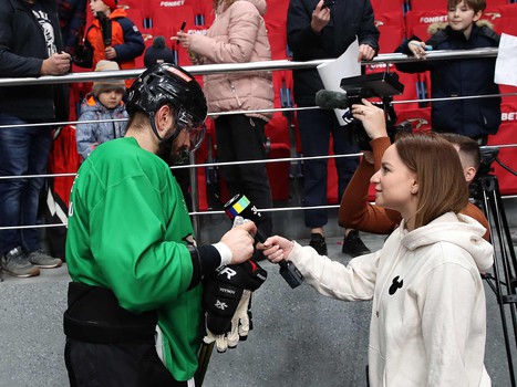 Открытая тренировка «Авангарда» для прессы и болельщиков