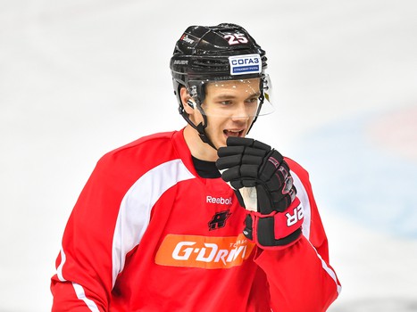 Раскатка "Авангарда" перед матчем с "Северсталью"