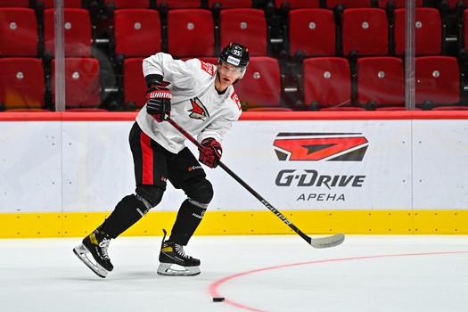 Тренировка «Авангарда» в Омске