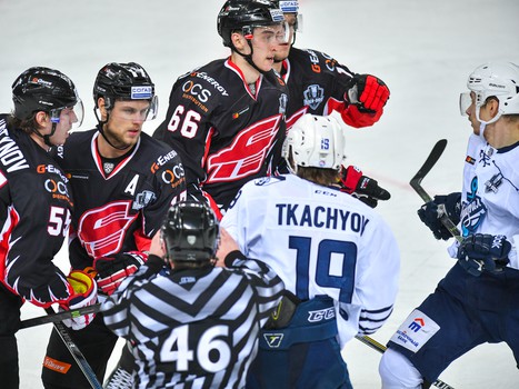 02.03.2017. 5 матч серии 1/4 финала. "Авангард" - "Адмирал" 6:0