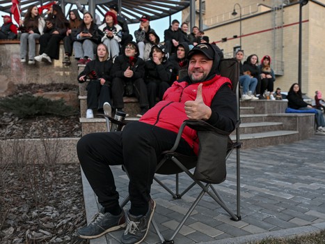 Фан-зона «Авангарда» в Городском саду