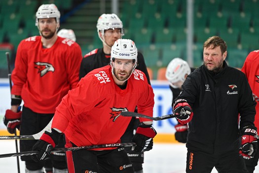 Раскатка «Авангарда» перед вторым матчем финала Востока с «Ак Барсом»