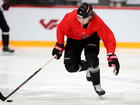 Раскатка «Авангарда» перед матчем с «Амуром»