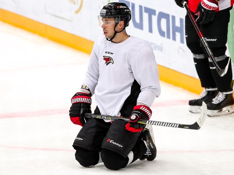 Раскатка «Авангарда» перед матчем с «Автомобилистом»