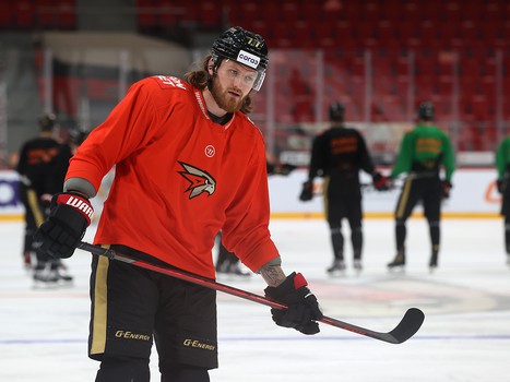 Раскатка «Авангарда» перед матчем с «Локомотивом»