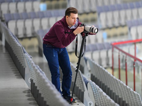 Открытая тренировка "Авангарда" для СМИ