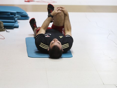 Раскатка «Авангарда» перед матчем с «Автомобилистом»