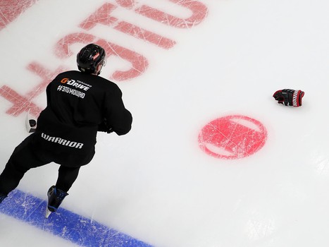 Раскатка «Авангарда» перед матчем с «Салаватом Юлаевым»