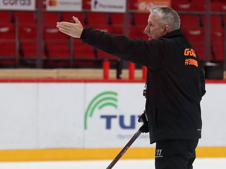 Раскатка «Авангарда» перед матчем с «Салаватом Юлаевым»