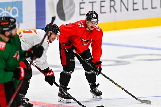 Тренировка «Авангарда» перед матчем с «Витязем»