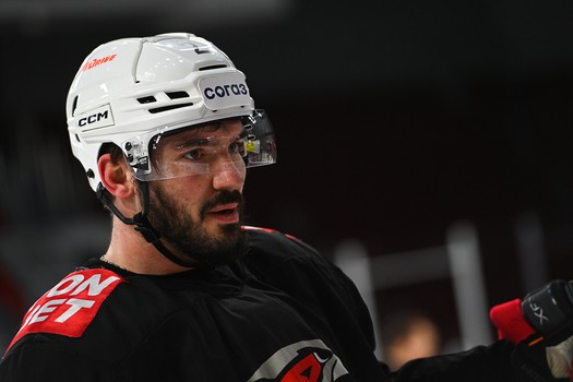 Тренировка «Авангарда» перед матчем в Екатеринбурге