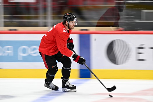 Тренировка «Авангарда» перед матчем с «Автомобилистом»