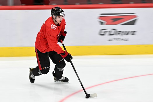 Раскатка «Авангарда» перед матчем с ЦСКА