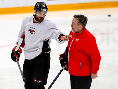 Раскатка «Авангарда» перед первым матчем серии с «Салаватом Юлаевым»