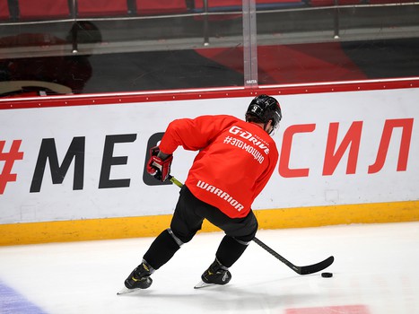 Раскатка «Авангарда» перед третьим матчем серии с «Ак Барсом»