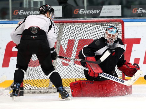 Раскатка «Авангарда» перед матчем с «Адмиралом»