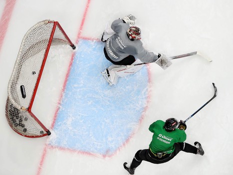 Раскатка «Авангарда» перед матчем с «Сибирью»
