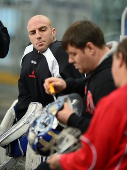 Раскатка "Авангарда" перед матчем с ЦСКА 22.11.13