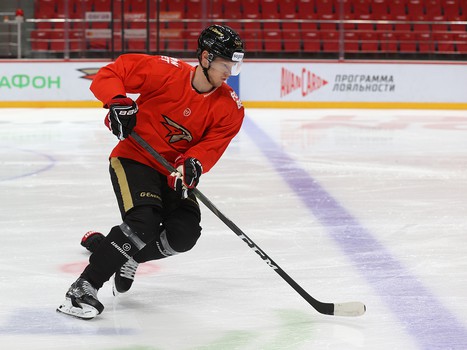 Раскатка «Авангарда» перед матчем с рижским «Динамо»