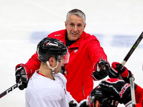 Раскатка «Авангарда» перед матчем с «Сибирью»