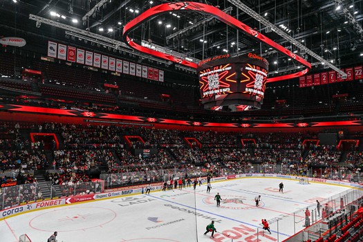 Открытая тренировка «Авангарда» перед вторым раундом плей-офф