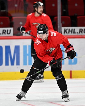 Тренировка «Авангарда» в Омске