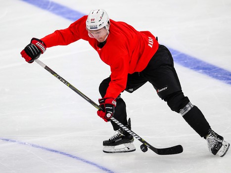 Раскатка «Авангарда» перед выездным матчем с «Йокеритом»