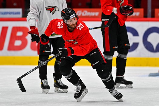 Тренировка «Авангарда» перед матчем с «Адмиралом»