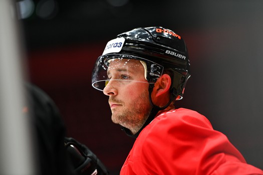 Раскатка «Авангарда» перед матчем с «Адмиралом»