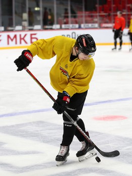 Раскатка «Авангарда» перед матчем с «Салаватом Юлаевым»