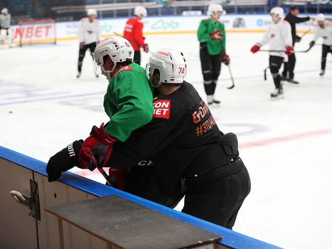 Раскатка «Авангарда» перед выездным матчем с «Нефтехимиком»