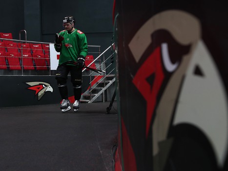 Раскатка «Авангарда» перед матчем с ЦСКА