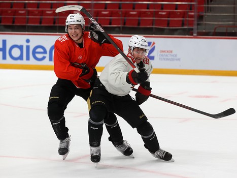 Тренировка «Авангарда» перед выездом