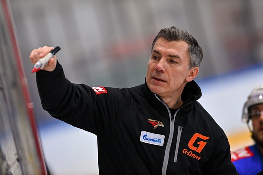 Тренировка «Авангарда» в Омске